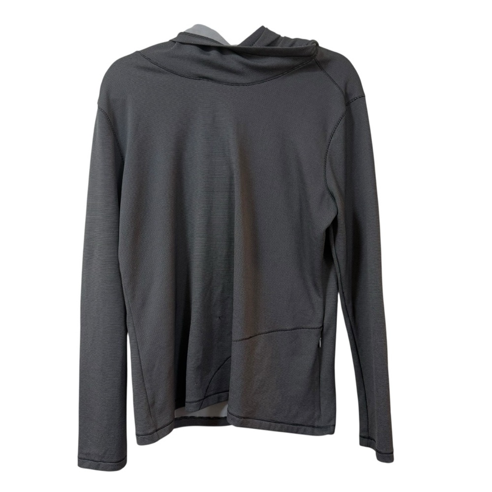 Toad&Co Solimar hoodie men’s LARGE gray lightweight travel outdoor-flaw